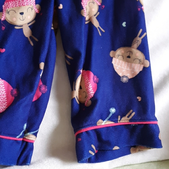 Carters Monkey Pajamas - Picture 6 of 7